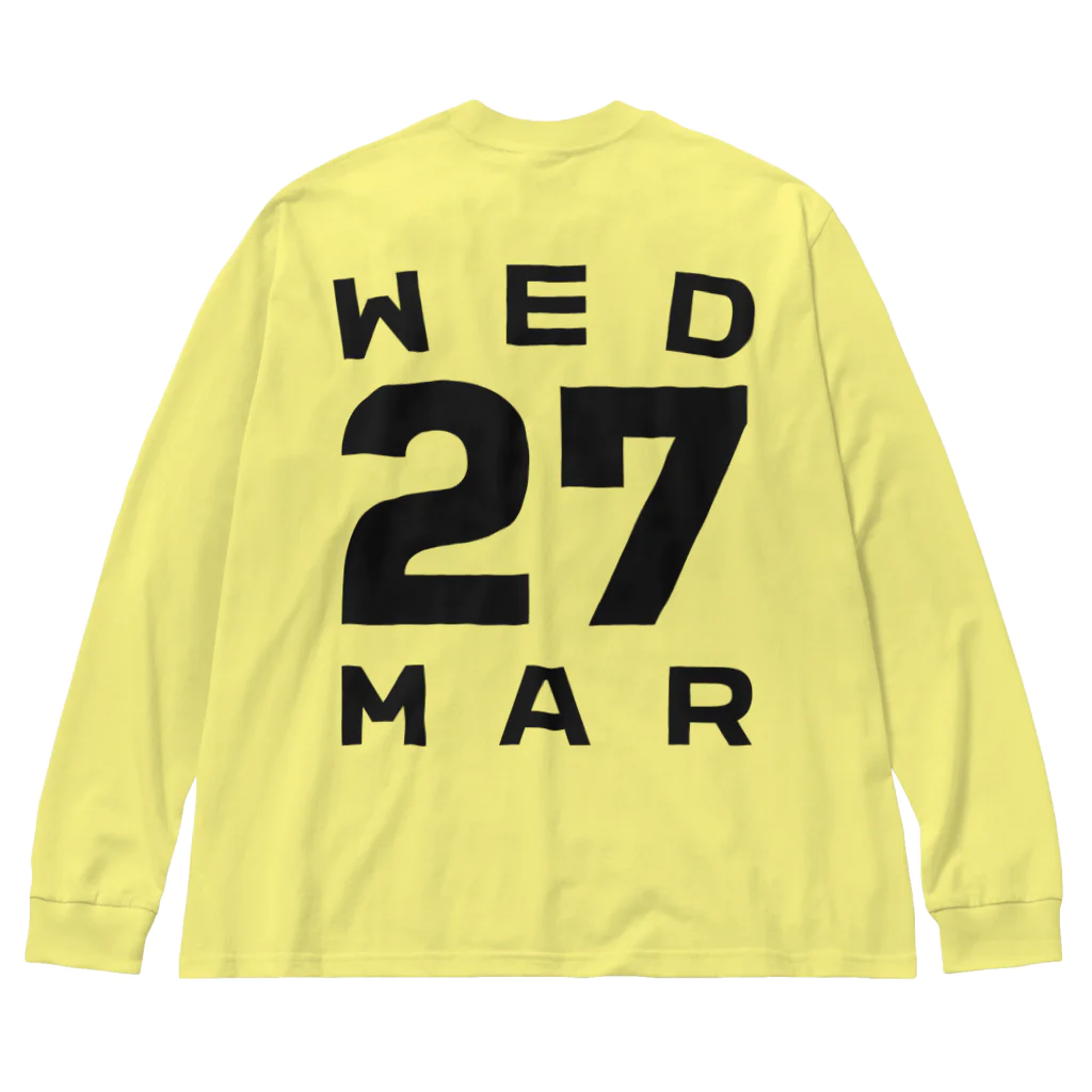 XlebreknitのWednesday, 27th March Big Long Sleeve T-Shirt