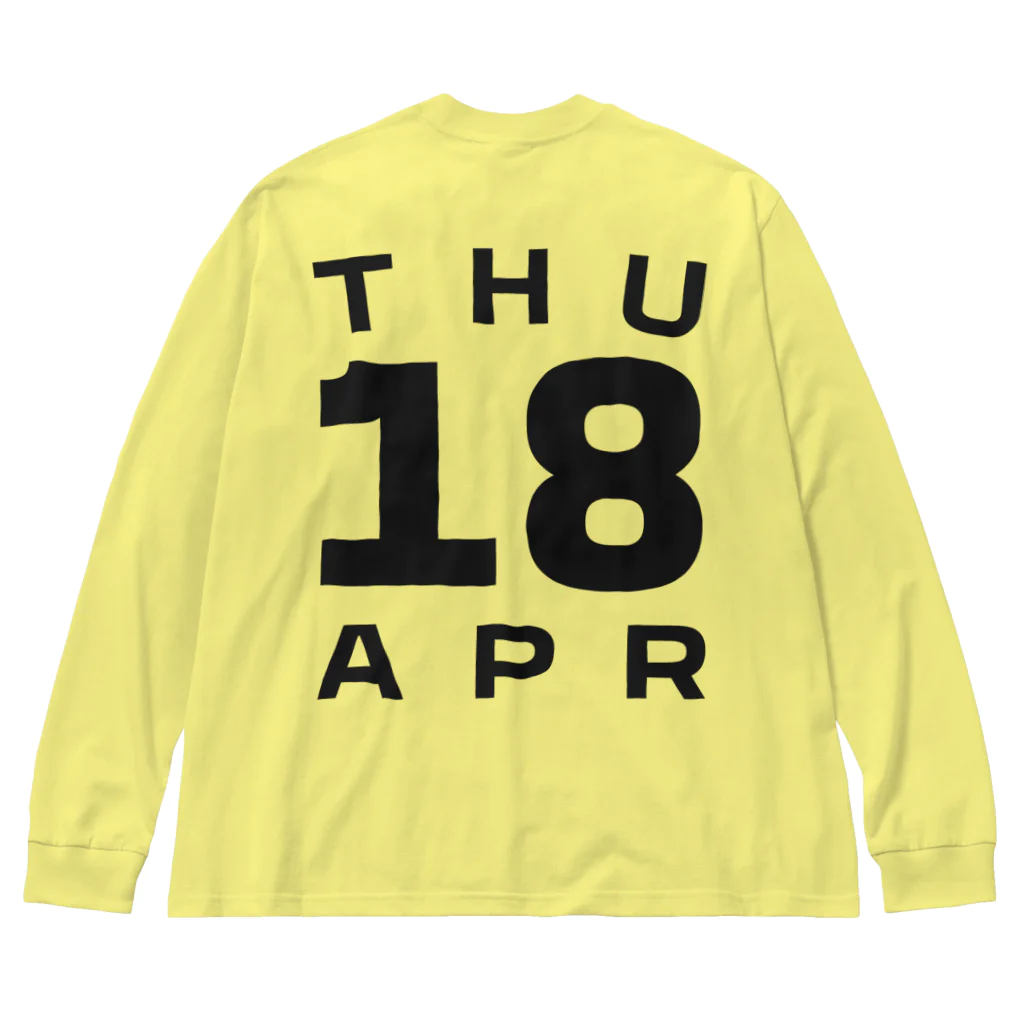 XlebreknitのThursday, 18th April Big Long Sleeve T-Shirt