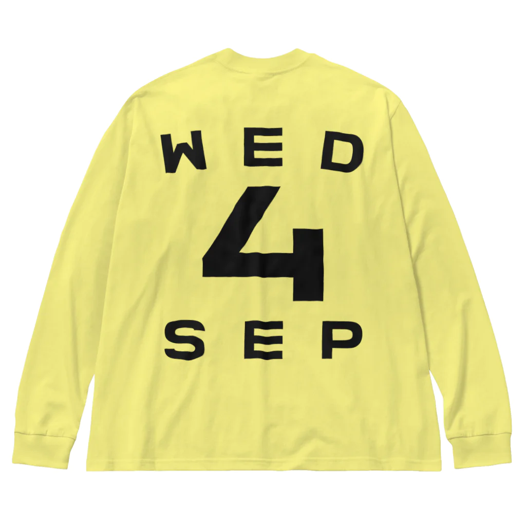 XlebreknitのWednesday, 4th September Big Long Sleeve T-Shirt