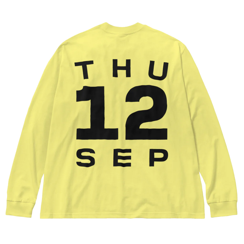 XlebreknitのThursday, 12th September Big Long Sleeve T-Shirt