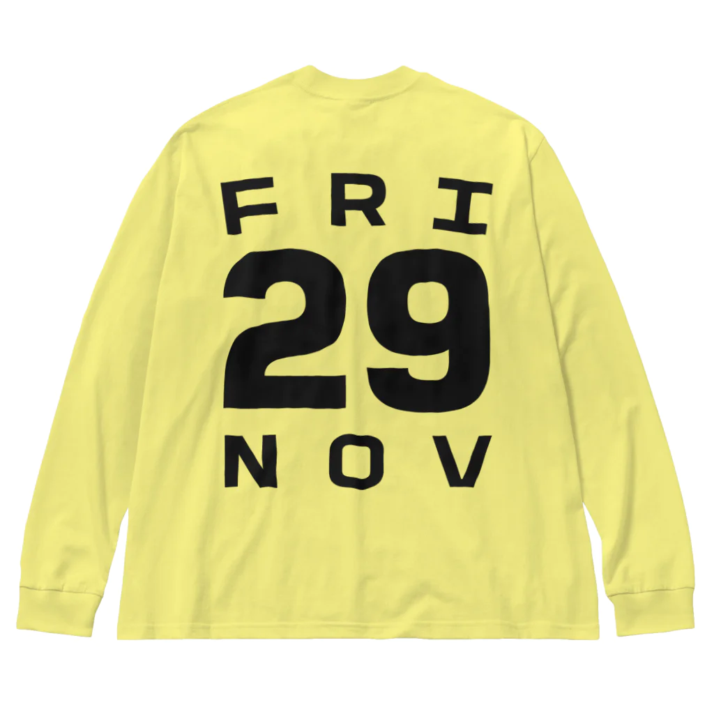 XlebreknitのFriday, 29th November Big Long Sleeve T-Shirt