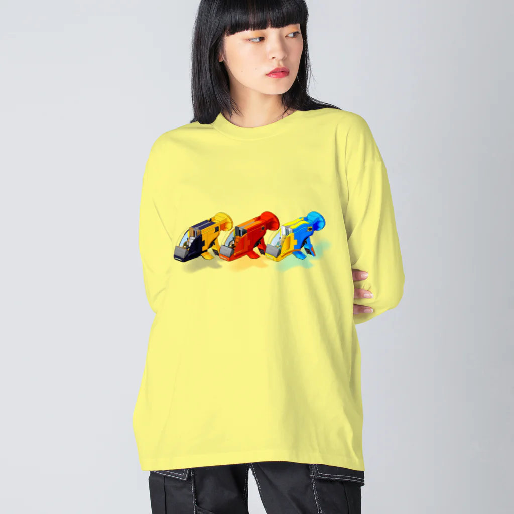 PoooompadoooourのGUPPY(3色) ビッグシルエットロングスリーブTシャツ