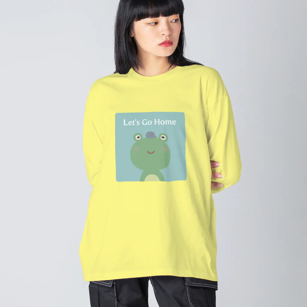 kg_shopのLet's Go Home ビッグシルエットロングスリーブTシャツ