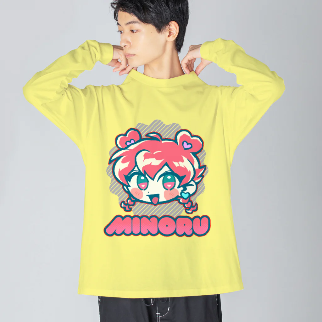 筒井トトのMINORU ビッグシルエットロングスリーブTシャツ