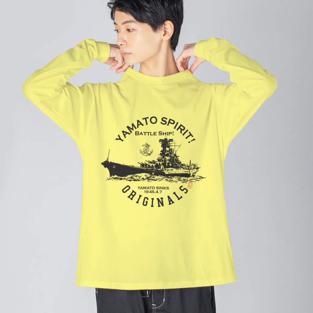 Y-Selectionの戦艦大和/YAMATO SPIRIT! ビッグシルエットロングスリーブTシャツ