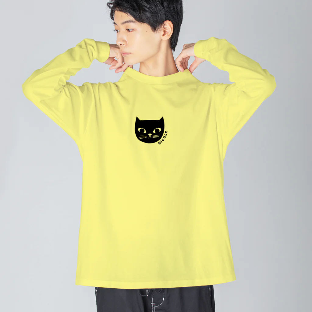 黒猫屋ニコルの黒猫屋ニコル ビッグシルエットロングスリーブTシャツ