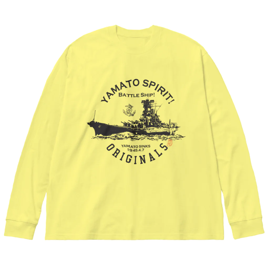 Y-Selectionの戦艦大和/YAMATO SPIRIT! ビッグシルエットロングスリーブTシャツ