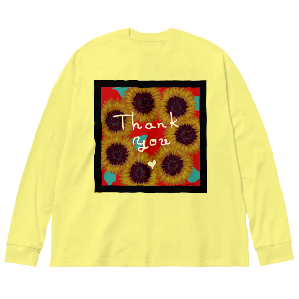 [ DDitBBD. ]の[ Thanks Sunflower ] ビッグシルエットロングスリーブTシャツ