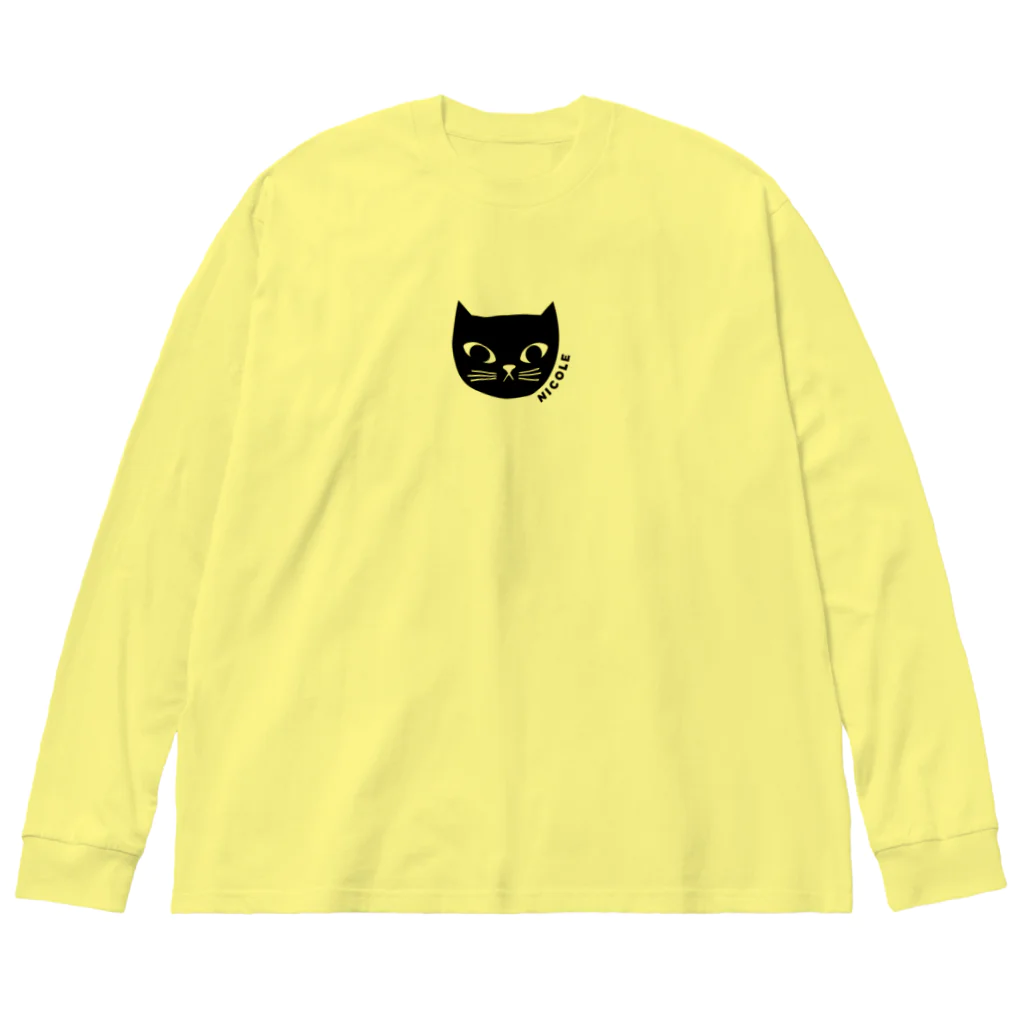 黒猫屋ニコルの黒猫屋ニコル ビッグシルエットロングスリーブTシャツ