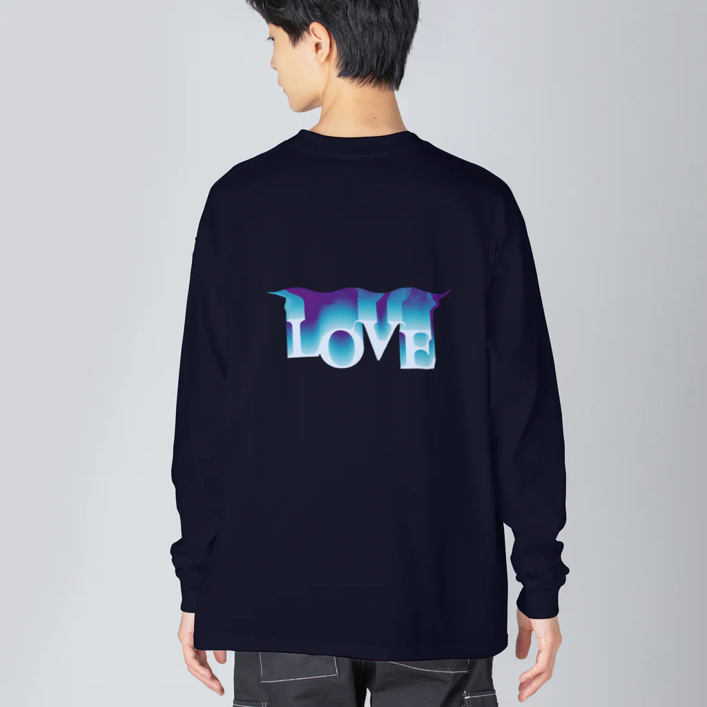 きゃりあのお店のとろけるLOVE ビッグシルエットロングスリーブTシャツ