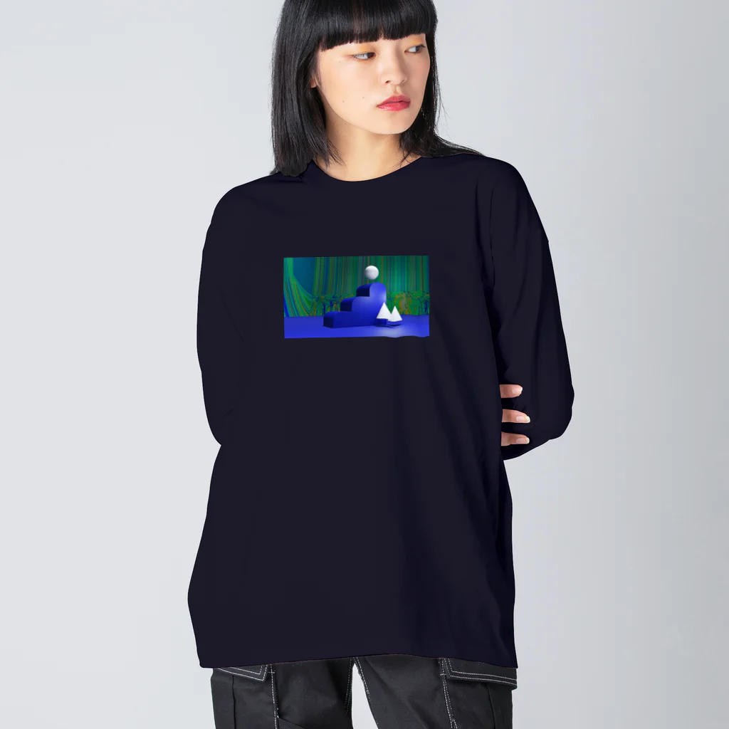 OddSong & Swimming SheepのRunning Machine Loop Big Long Sleeve T-Shirt