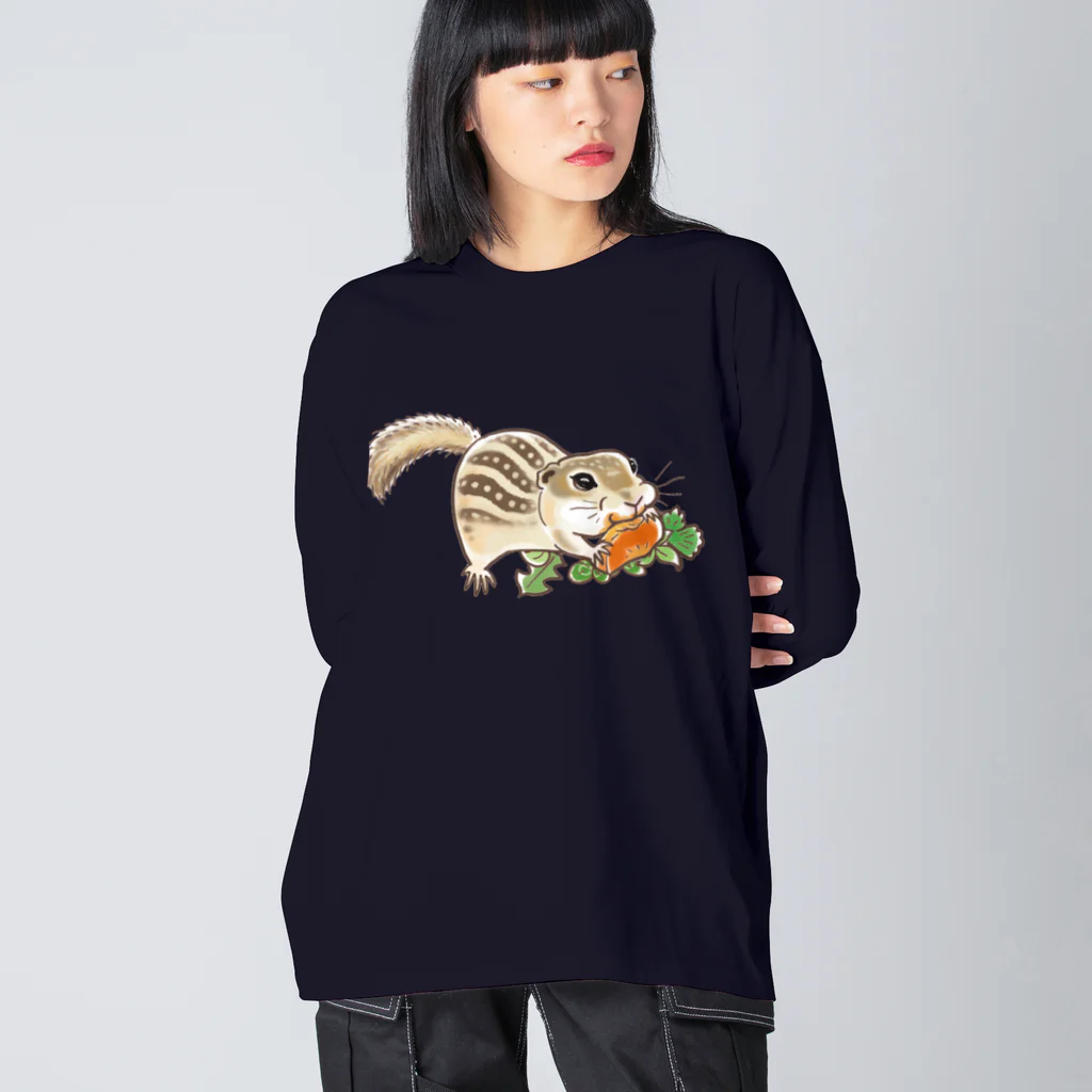 ごまーみんのもりもりジュウサンセンジリス Big Long Sleeve T-Shirt