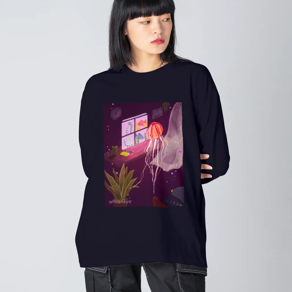 aosansyoの接続するアカクラゲ Just open the window(s) Big Long Sleeve T-Shirt