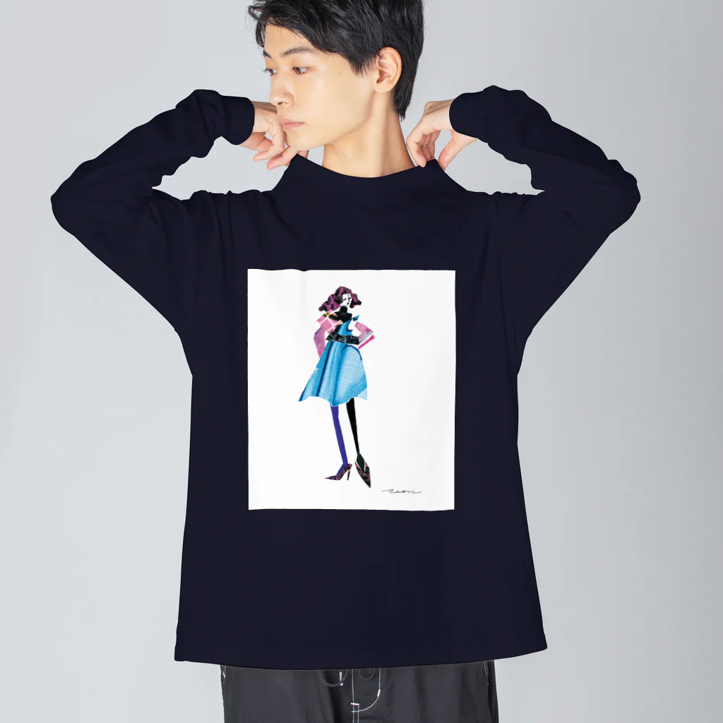 CAORIのGIRL ビッグシルエットロングスリーブTシャツ