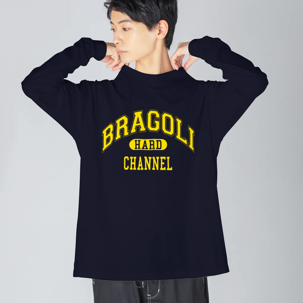 BRAGOLI 旗艦店のカレッジロゴ① Big Long Sleeve T-Shirt