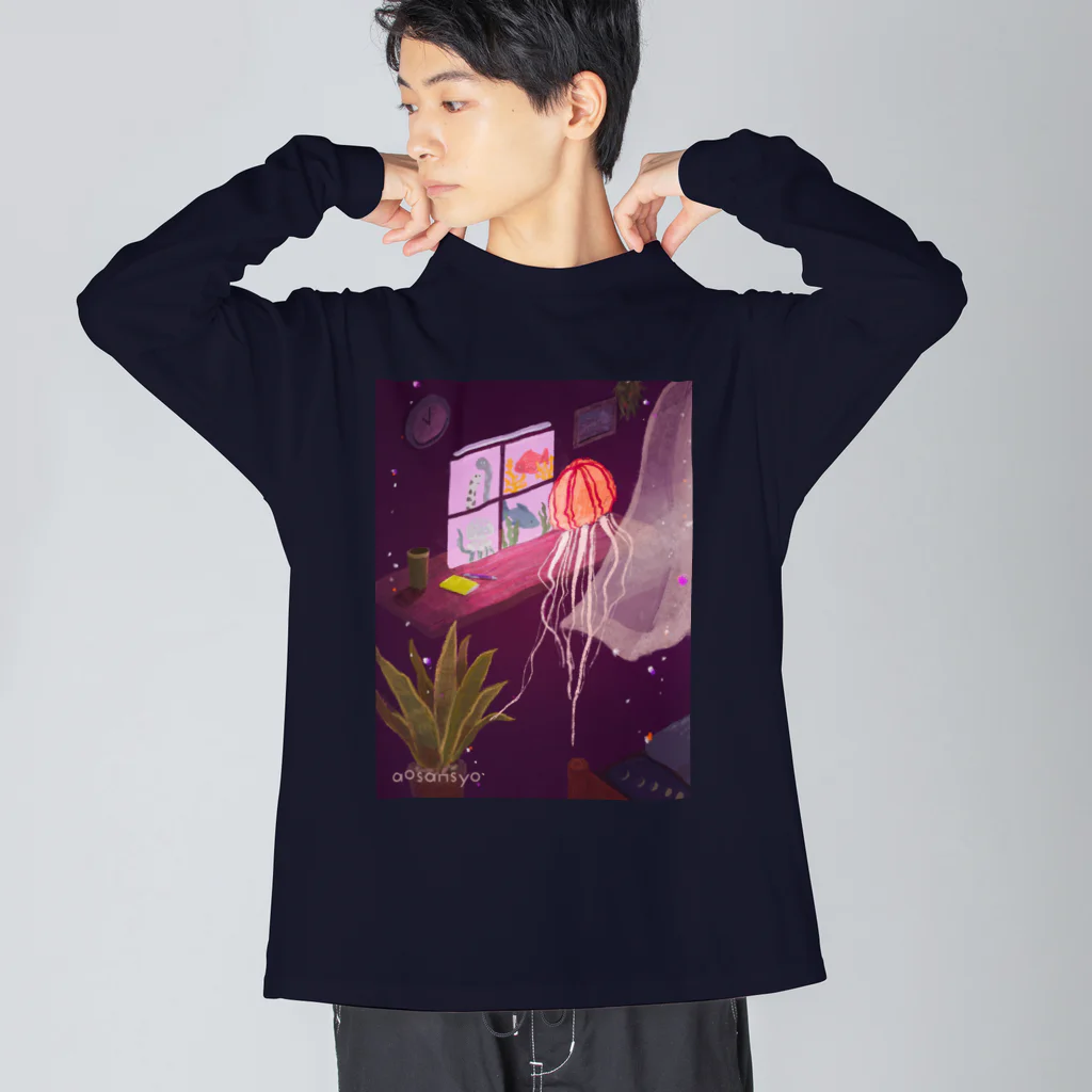 aosansyoの接続するアカクラゲ Just open the window(s) Big Long Sleeve T-Shirt