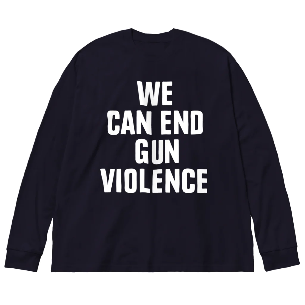 kasweeeeのWE CAN END GUN VIOLENCE ビッグシルエットロングスリーブTシャツ