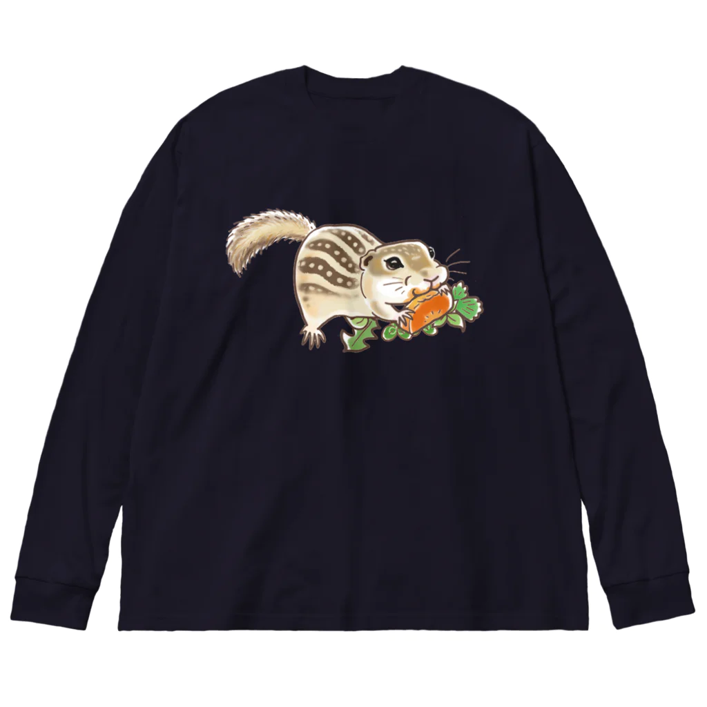 ごまーみんのもりもりジュウサンセンジリス Big Long Sleeve T-Shirt