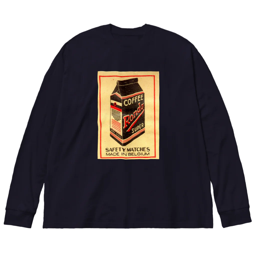 YS VINTAGE WORKSのベルギー　珈琲パック Big Long Sleeve T-Shirt