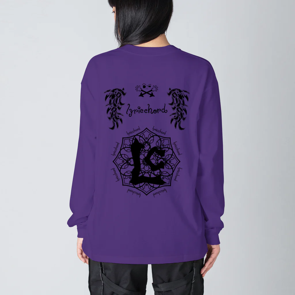 ERIKOERIN ART SHOPのLC／BLACK DRAWING Big Long Sleeve T-Shirt