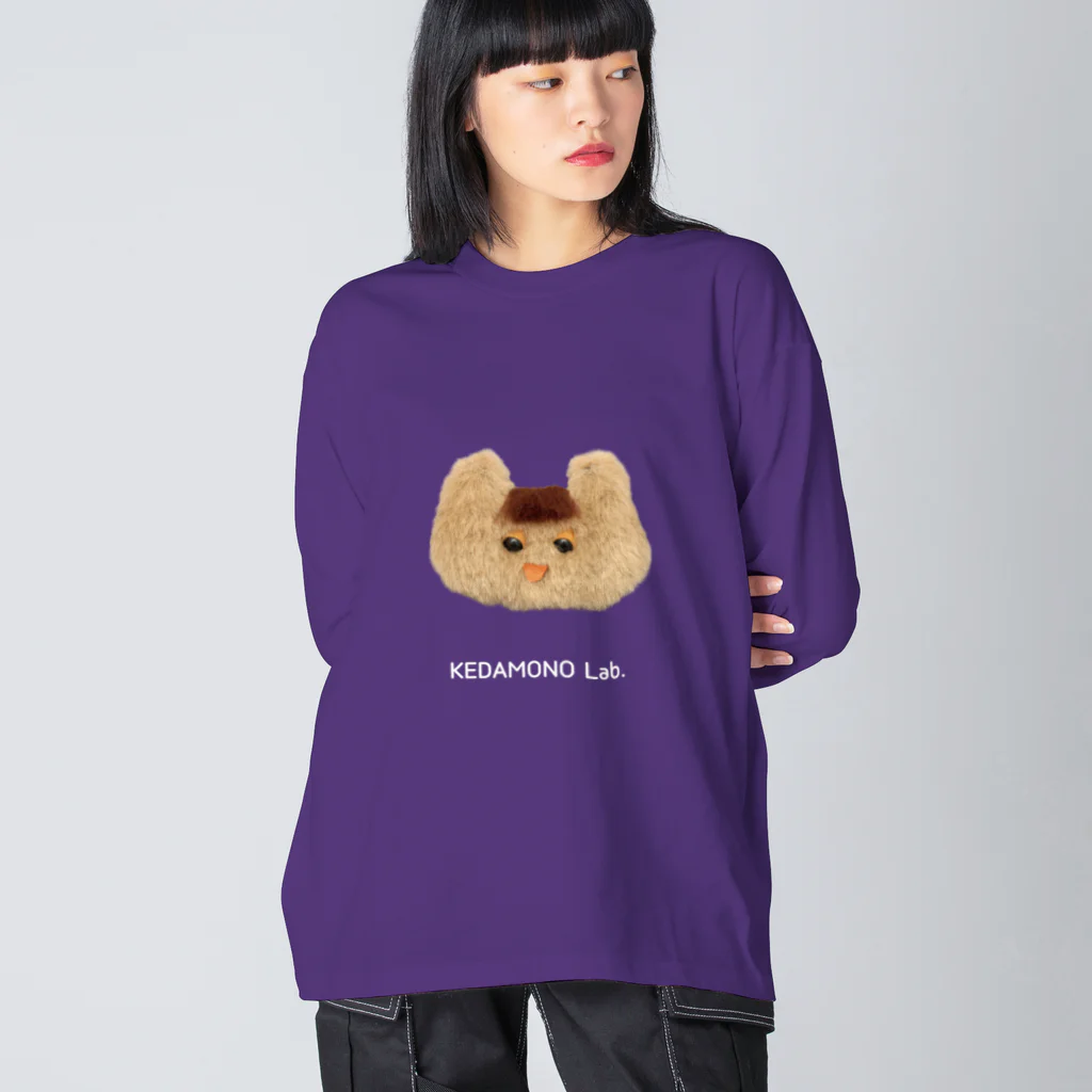 KEDAMONO Lab.のまえがみちゃんBIGロンティー ビッグシルエットロングスリーブTシャツ