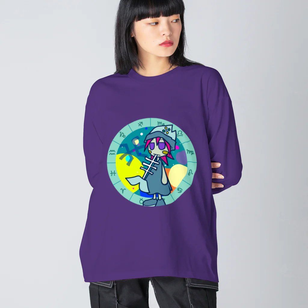 cosmicatiromのうお座 パターン2・フルカラー Big Long Sleeve T-Shirt