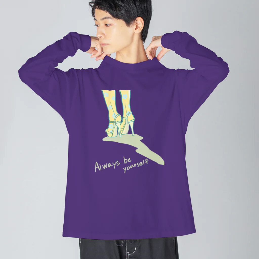 自由なサイト「me.ch」のセクシーレッグ Big Long Sleeve T-Shirt