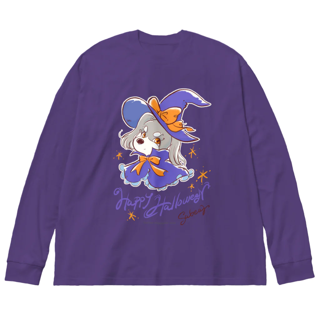 obosa_DENS/SABEAR_shop ＠SUZURIのシュナガール_ハロウィン_ウェア Big Long Sleeve T-Shirt