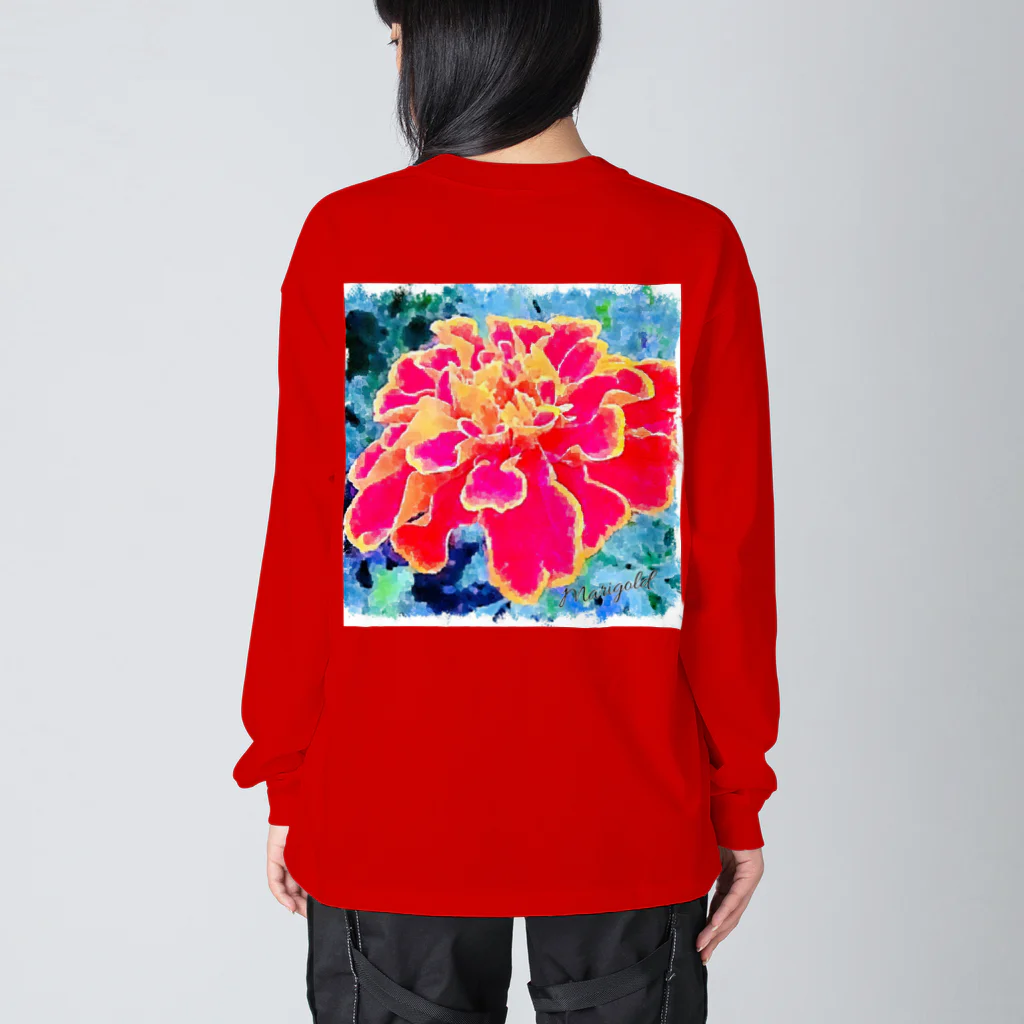 kazeou（風王）のMarigold(アプリ加工) Big Long Sleeve T-Shirt