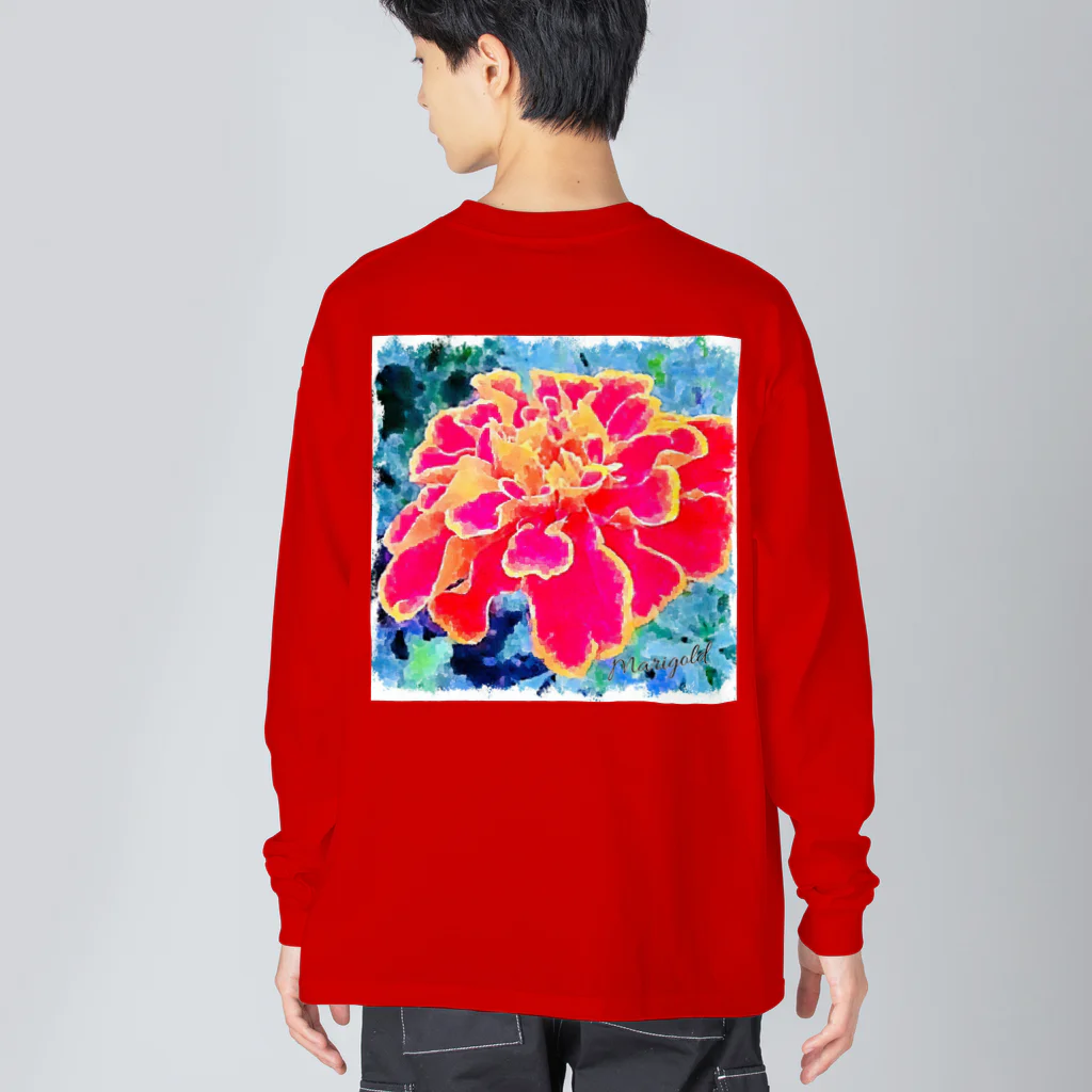 kazeou（風王）のMarigold(アプリ加工) Big Long Sleeve T-Shirt