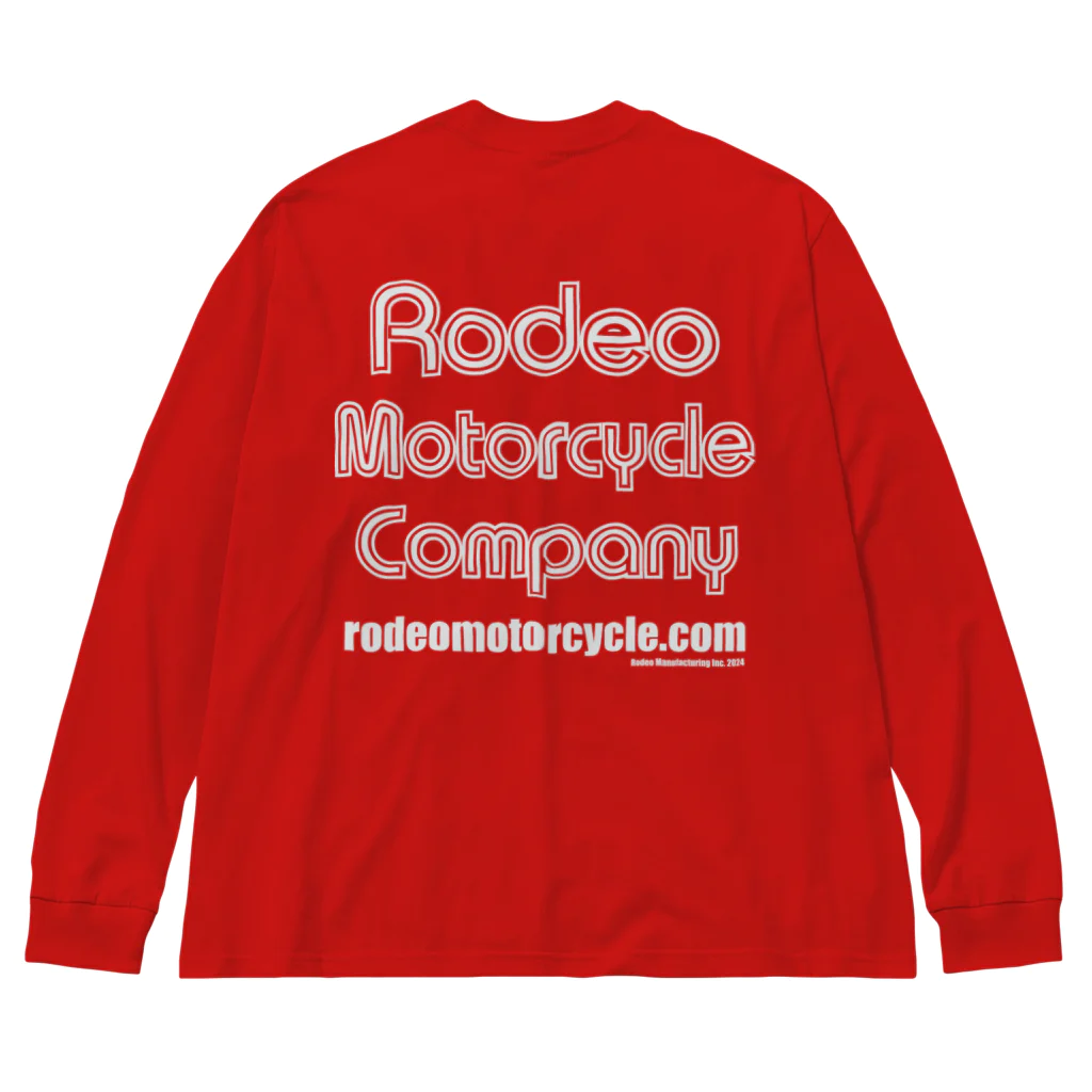 RODEO MOTORCYCLEのロデオ モーターサイクルのオフィシャルグッズ ビッグシルエットロングスリーブTシャツ