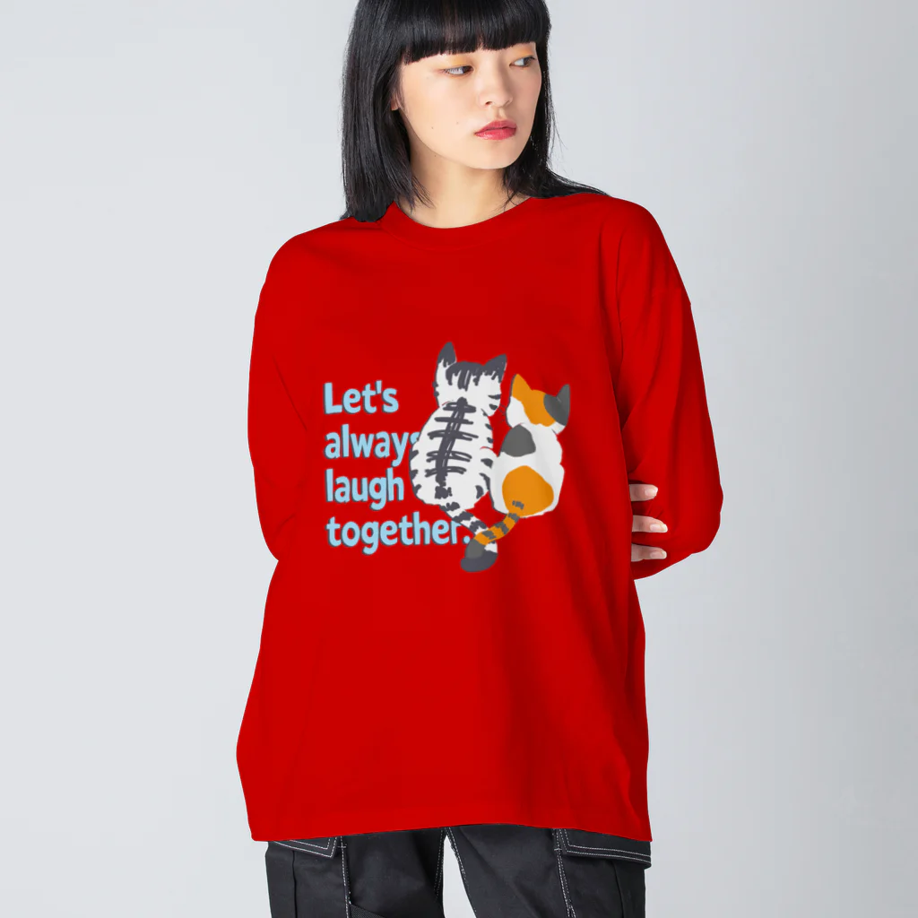 SU-KUのずっと笑顔で Big Long Sleeve T-Shirt