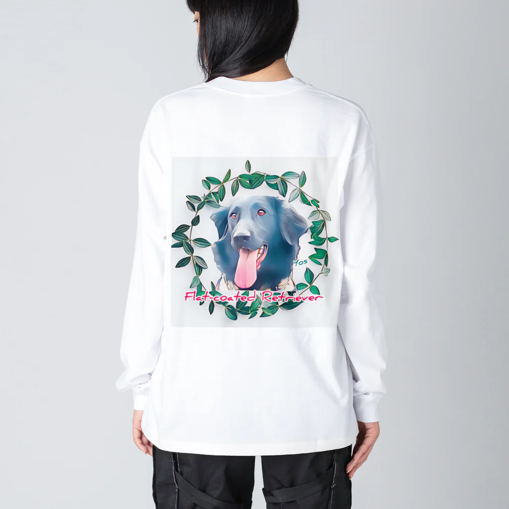 いざなぎ本舗の幸せの真ん中にフラッティ Big Long Sleeve T-Shirt