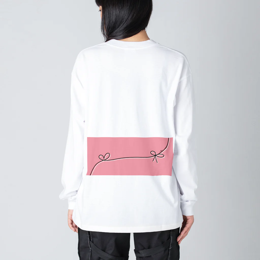 Ｍ✧Ｌｏｖｅｌｏ（エム・ラヴロ）のはーと＆りぼん Big Long Sleeve T-Shirt