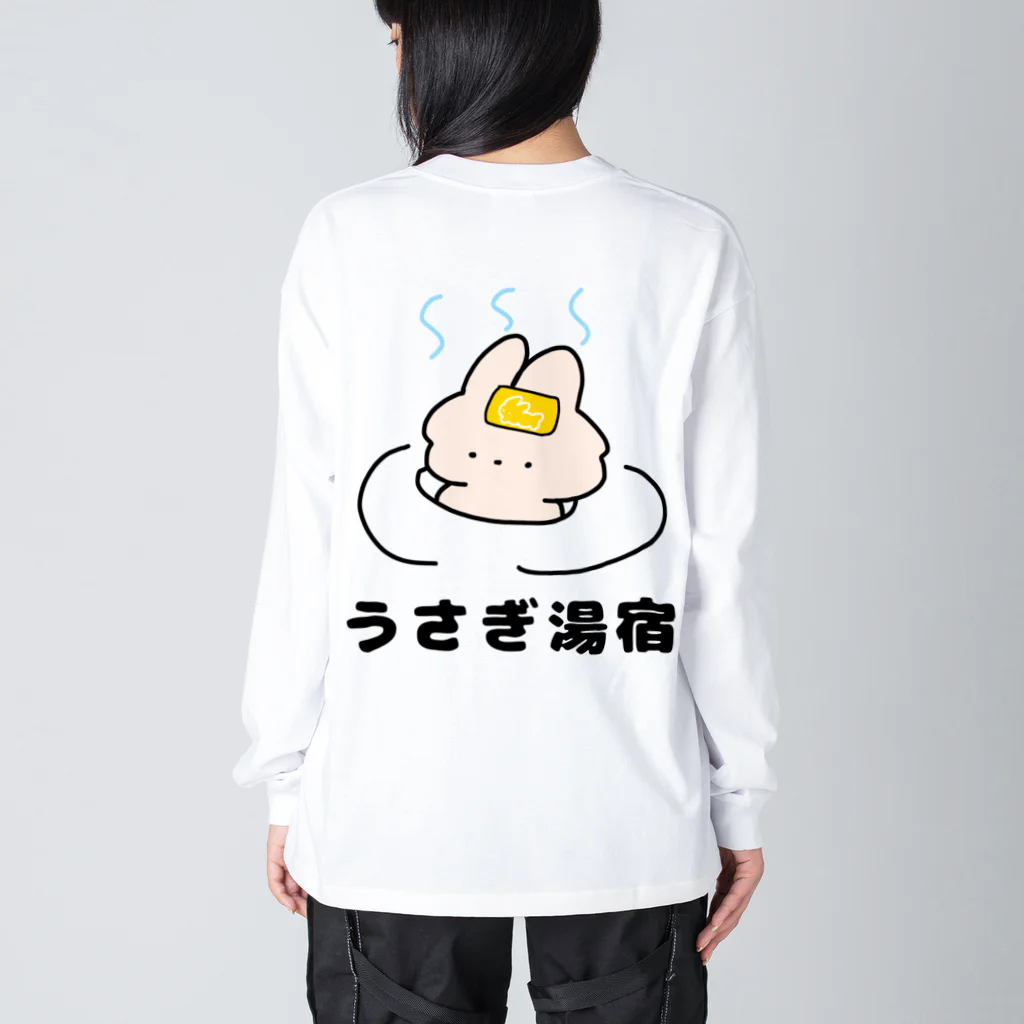 バナバニーShopのうさぎ湯宿♨️ ビッグシルエットロングスリーブTシャツ