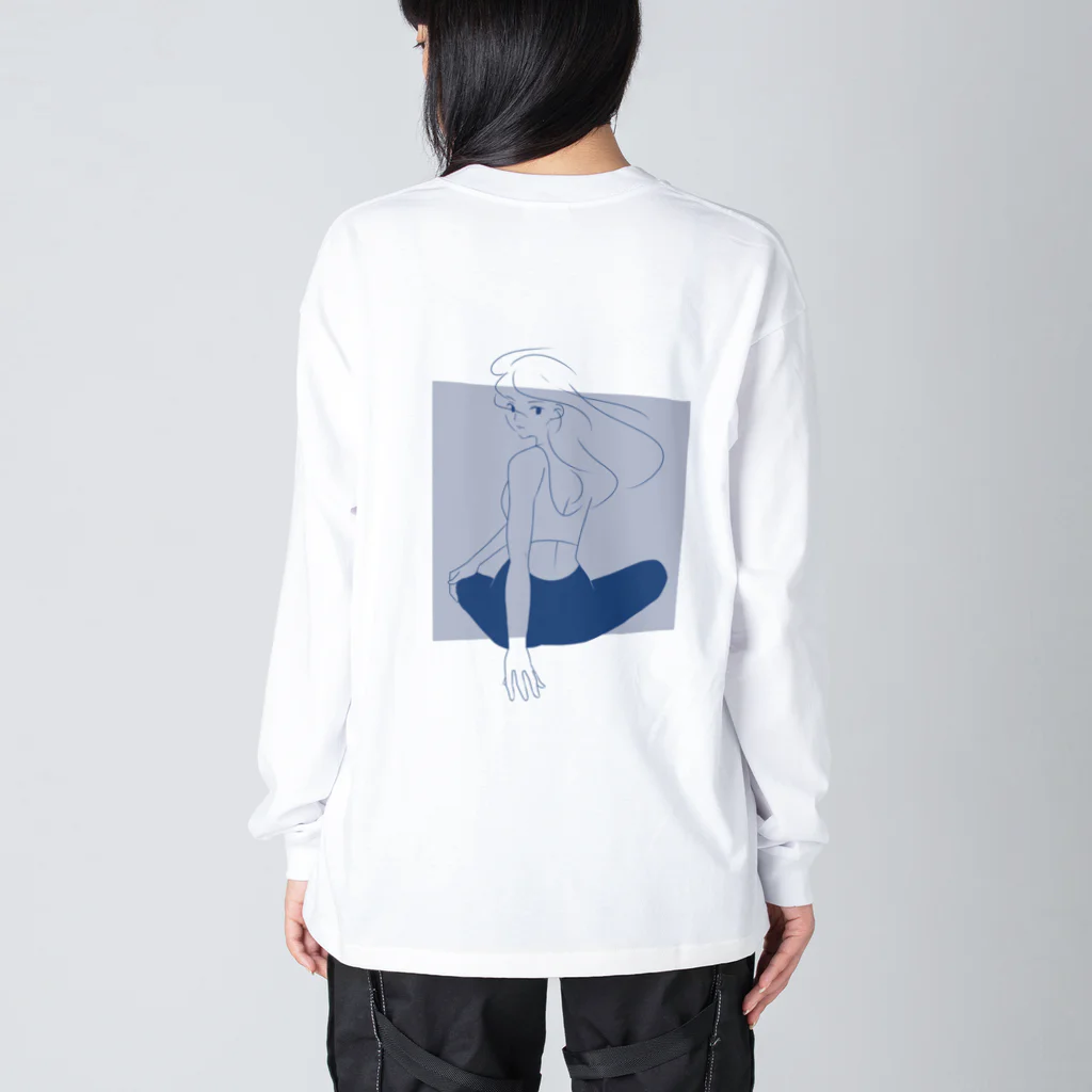 きたのやすこのツイスト Big Long Sleeve T-Shirt