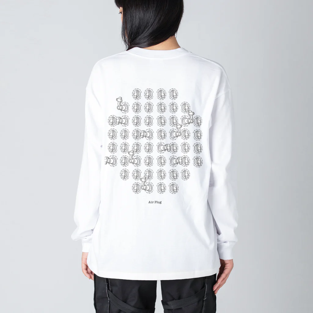 planetNITの空気栓52個 Big Long Sleeve T-Shirt