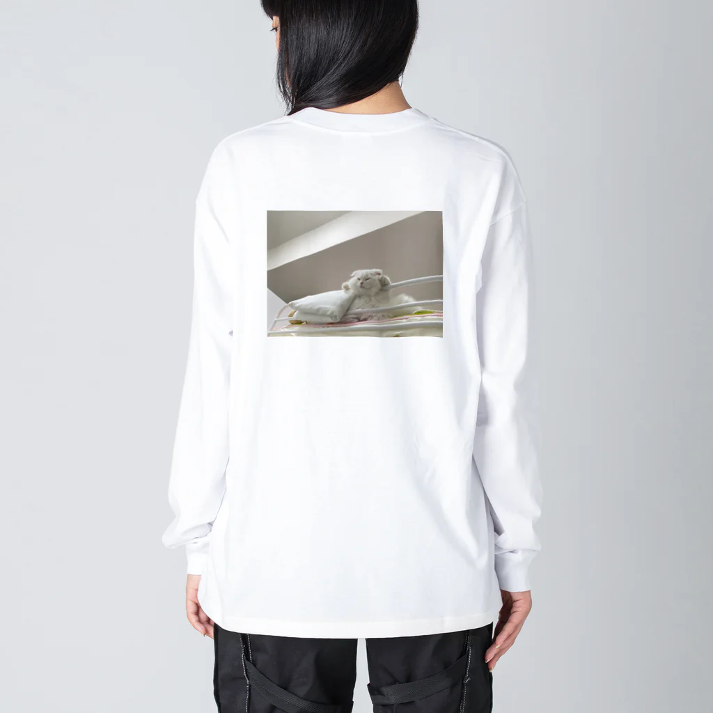 桃のりた坊 Big Long Sleeve T-Shirt