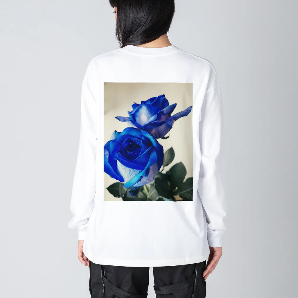 AIRIの青薔薇 ビッグシルエットロングスリーブTシャツ