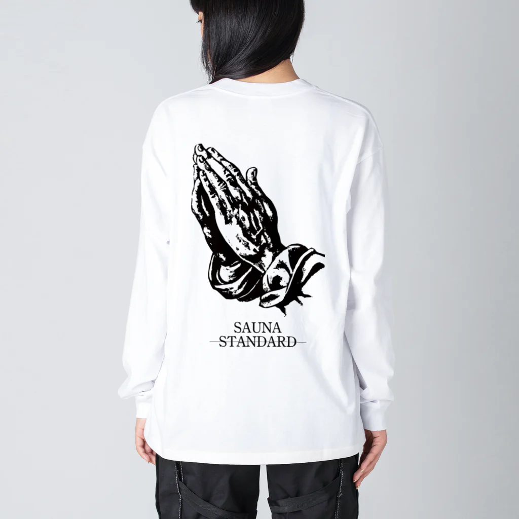 SAUNA BASEのSAUNA STANDARD【HAND（整）】 Big Long Sleeve T-Shirt