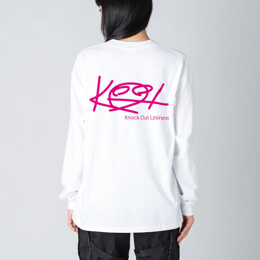 Knock Out Lazinessのbig silhouette at long T ビッグシルエットロングスリーブTシャツ