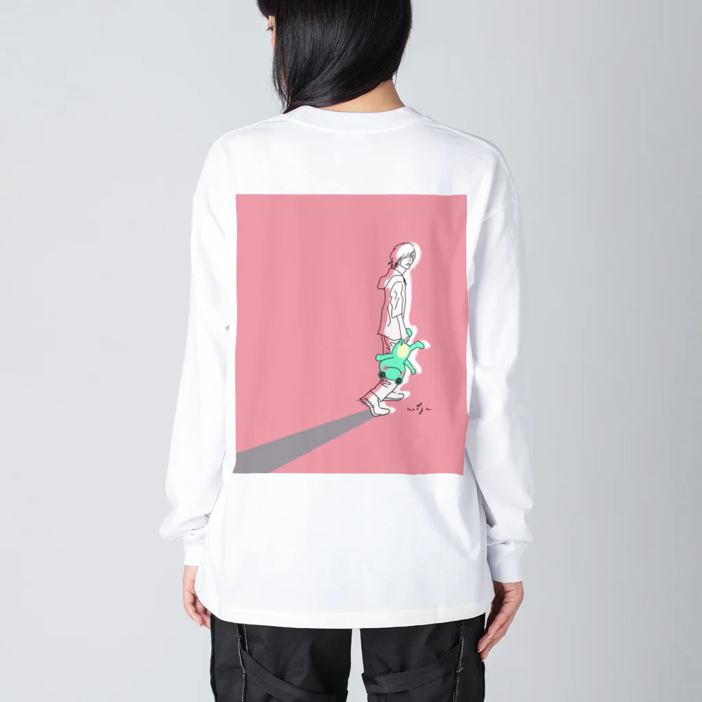 Ｍ✧Ｌｏｖｅｌｏ（エム・ラヴロ）の帰る🐸 Big Long Sleeve T-Shirt