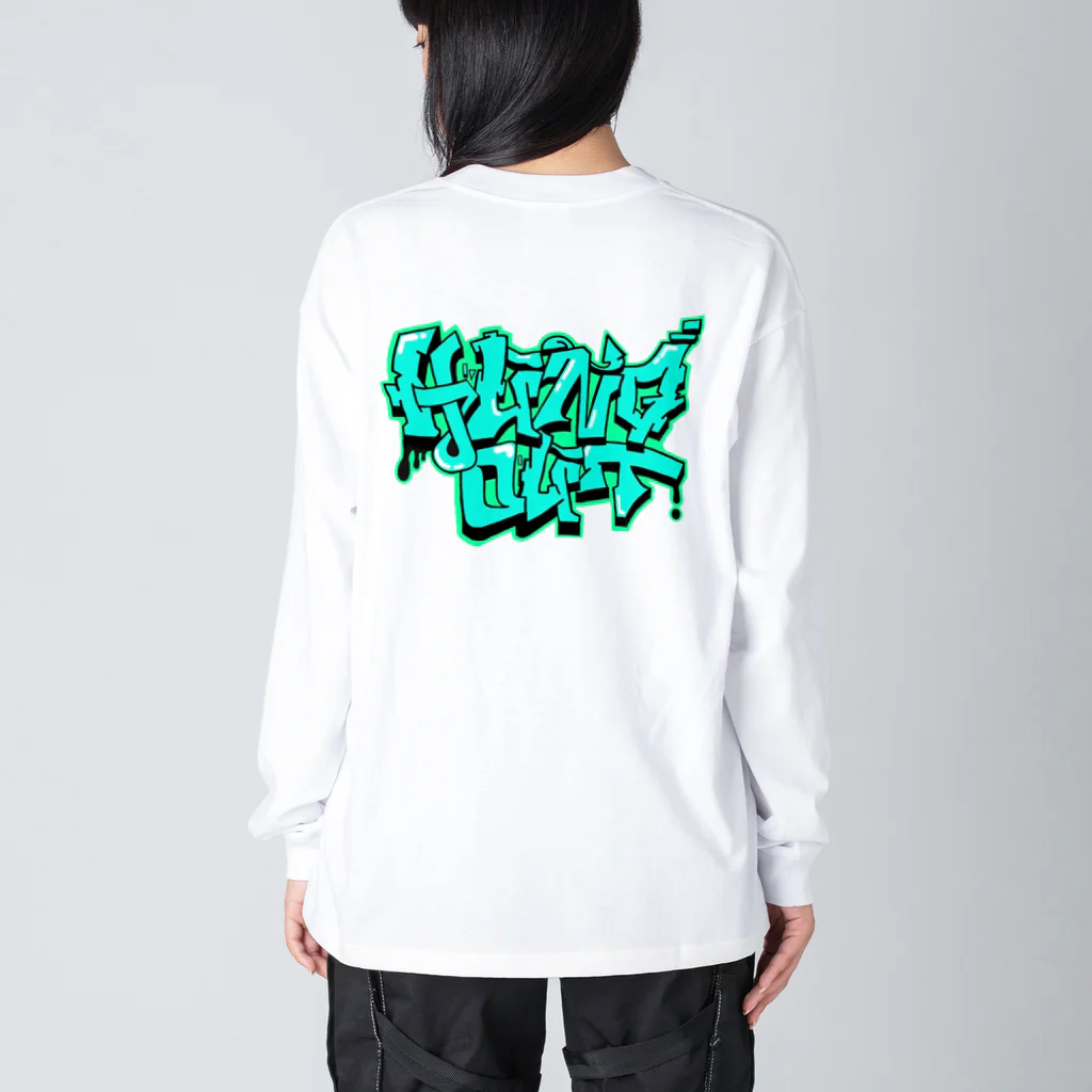 katie worksのL/S HUNG OUT TEE Big Long Sleeve T-Shirt