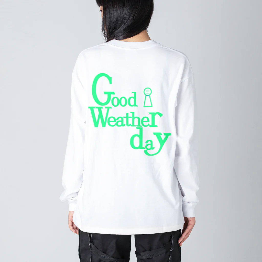 good weather dayのgoodweatherday＿ロンT2 ビッグシルエットロングスリーブTシャツ