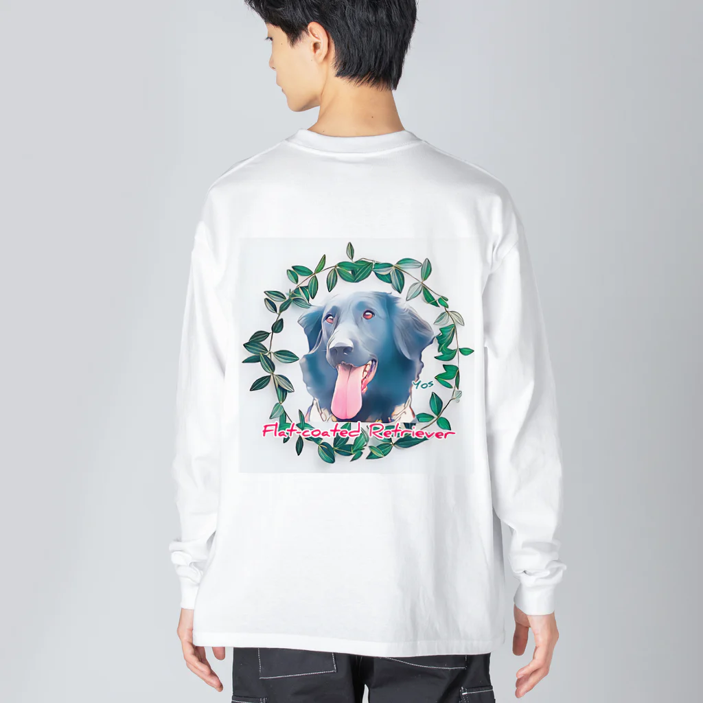 いざなぎ本舗の幸せの真ん中にフラッティ Big Long Sleeve T-Shirt