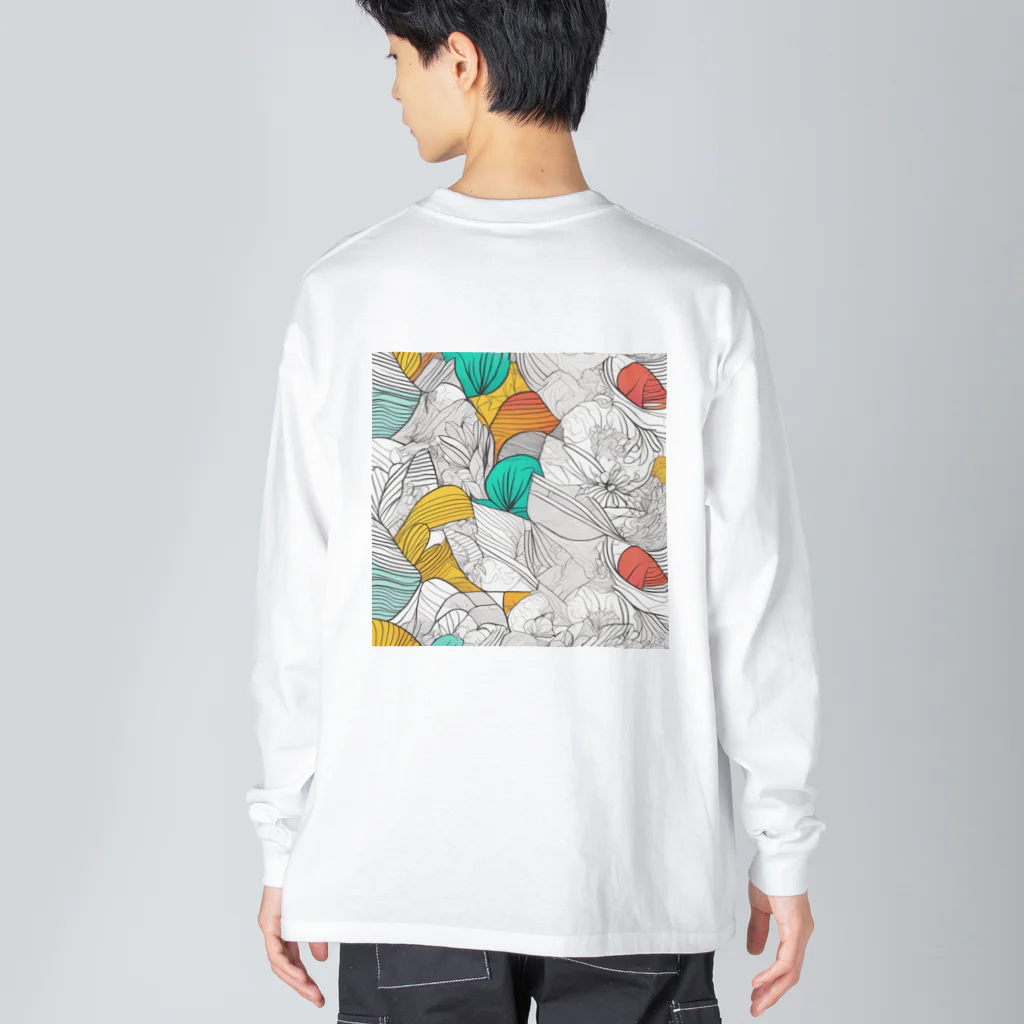 moko's merry shopの勇気をあなたへ Big Long Sleeve T-Shirt