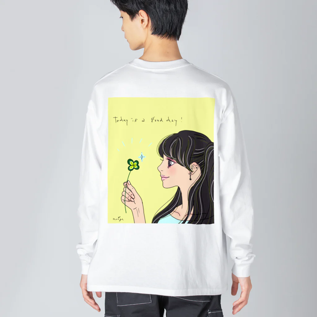 Ｍ✧Ｌｏｖｅｌｏ（エム・ラヴロ）の今日はいい日だ♪ Big Long Sleeve T-Shirt