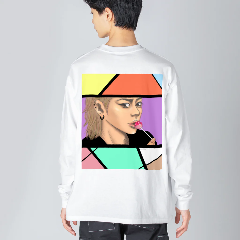 Ｍ✧Ｌｏｖｅｌｏ（エム・ラヴロ）のタバコ嫌いなんだょね。（モザイク） Big Long Sleeve T-Shirt