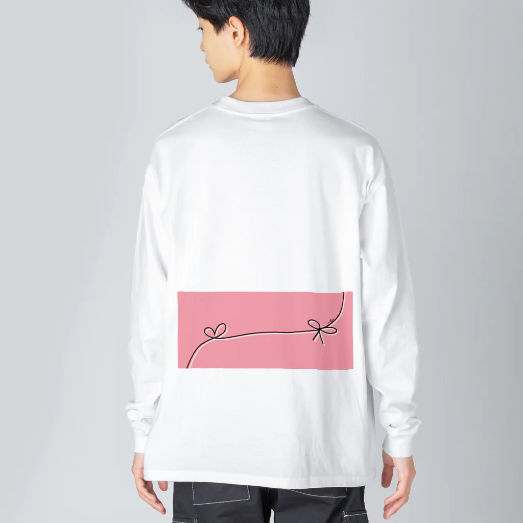 Ｍ✧Ｌｏｖｅｌｏ（エム・ラヴロ）のはーと＆りぼん Big Long Sleeve T-Shirt