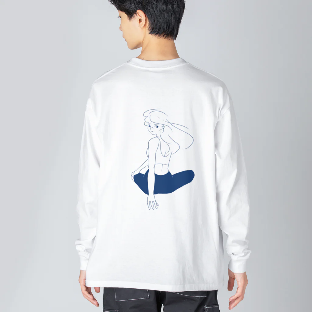 きたのやすこのツイスト ビッグシルエットロングスリーブTシャツ